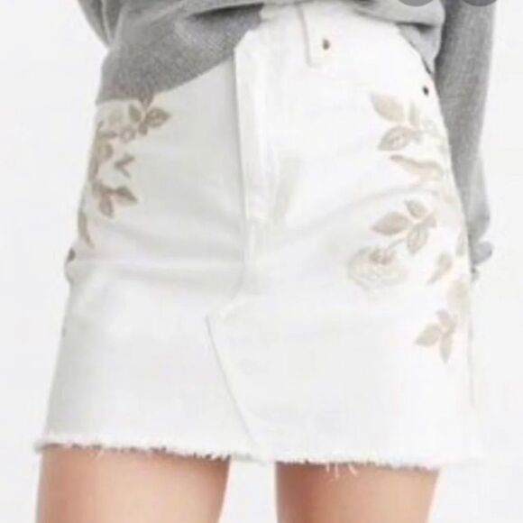 NWT Abercrombie & Fitch Zoe Vintage A-line Skirt - Picture 5 of 6